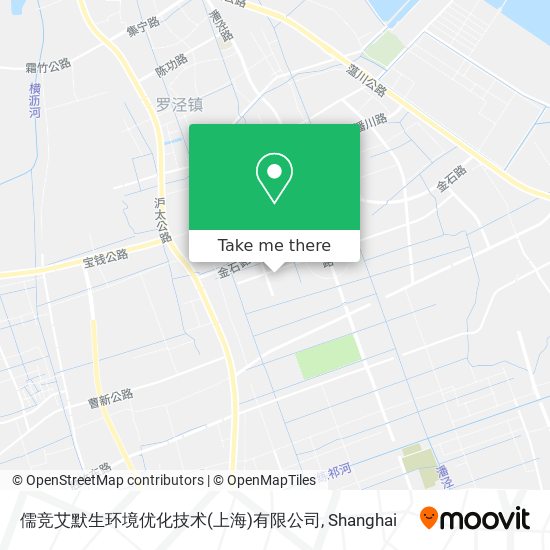 儒竞艾默生环境优化技术(上海)有限公司 map