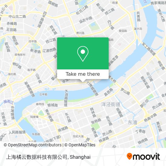 上海橘云数据科技有限公司 map