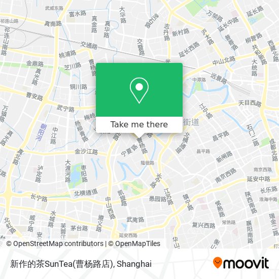 新作的茶SunTea(曹杨路店) map
