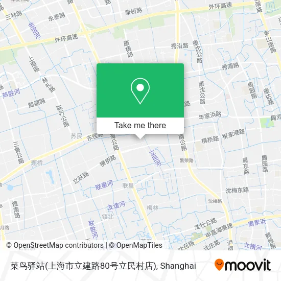 菜鸟驿站(上海市立建路80号立民村店) map