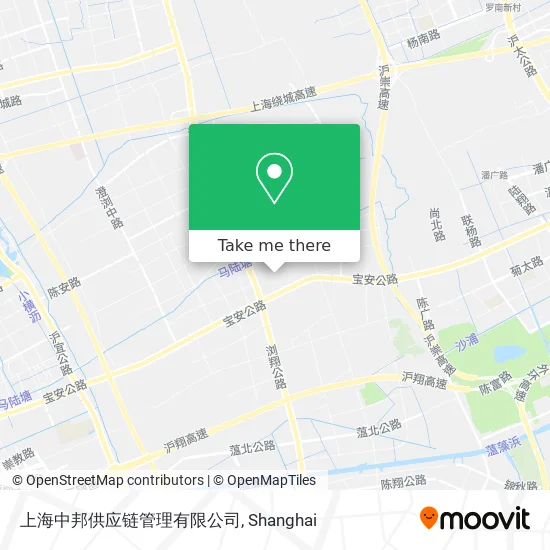 上海中邦供应链管理有限公司 map