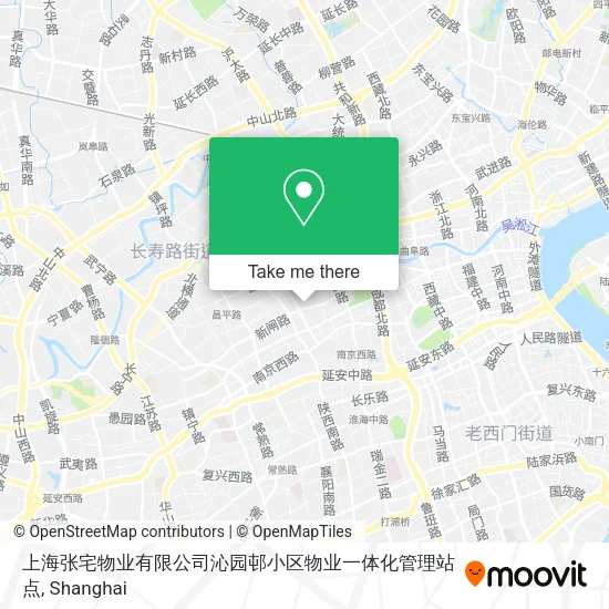 上海张宅物业有限公司沁园邨小区物业一体化管理站点 map
