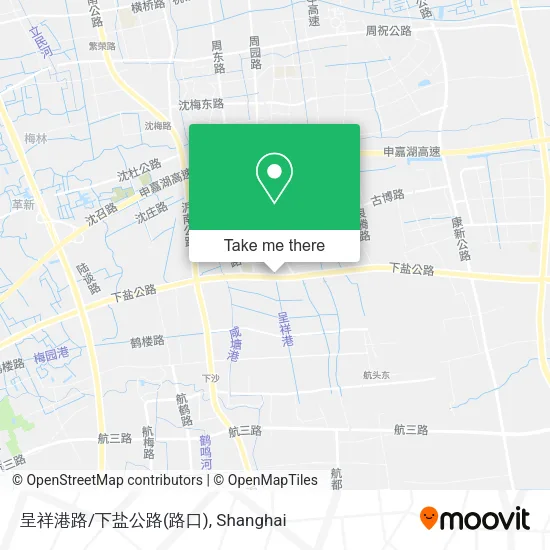 呈祥港路/下盐公路(路口) map