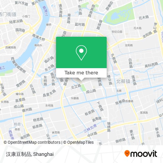 汉康豆制品 map