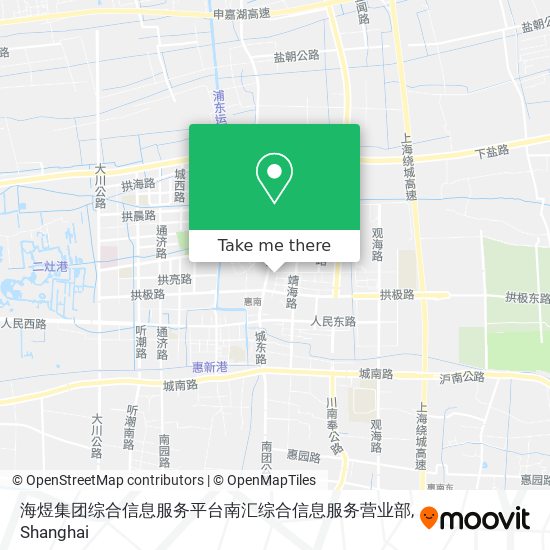 海煜集团综合信息服务平台南汇综合信息服务营业部 map
