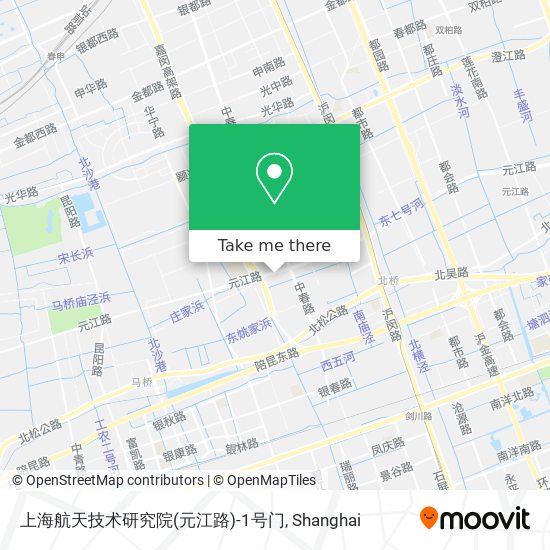 上海航天技术研究院(元江路)-1号门 map