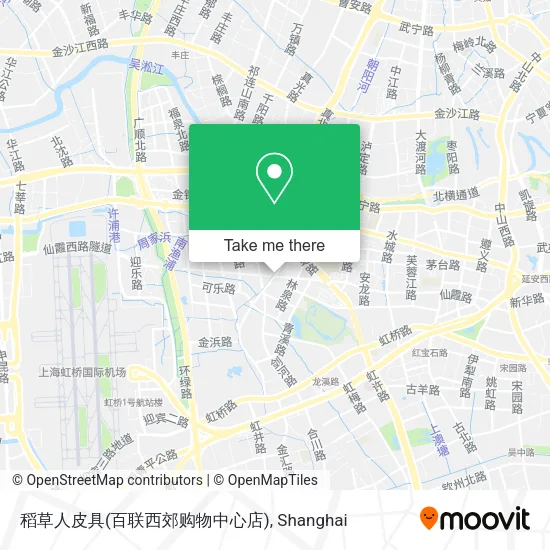 稻草人皮具(百联西郊购物中心店) map