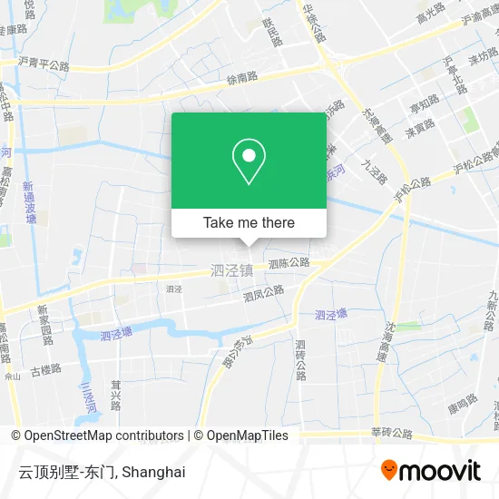 云顶别墅-东门 map