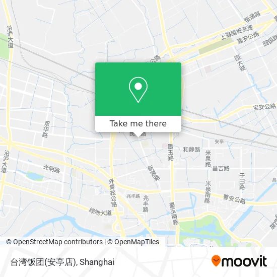 台湾饭团(安亭店) map