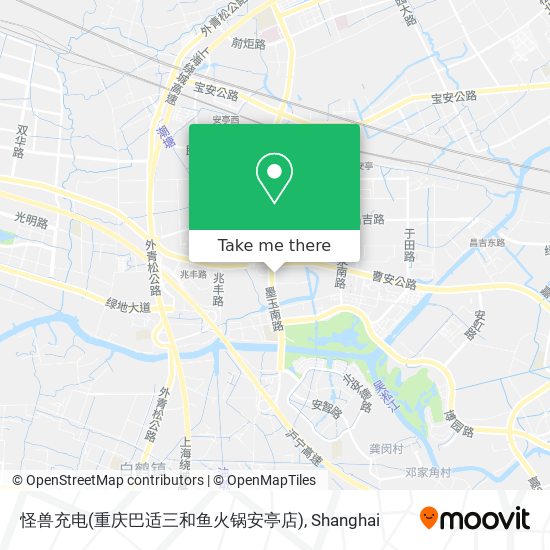 怪兽充电(重庆巴适三和鱼火锅安亭店) map