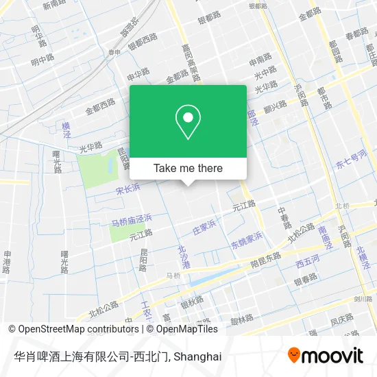 华肖啤酒上海有限公司-西北门 map