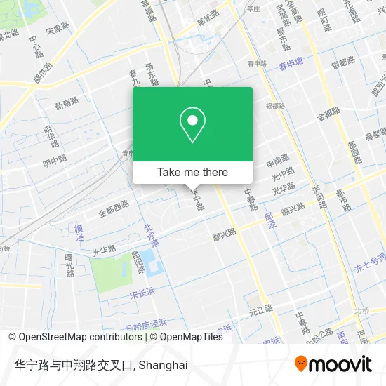 华宁路与申翔路交叉口 map