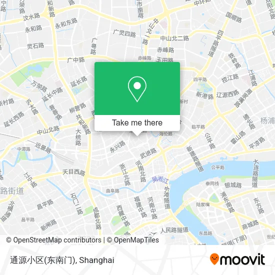 通源小区(东南门) map