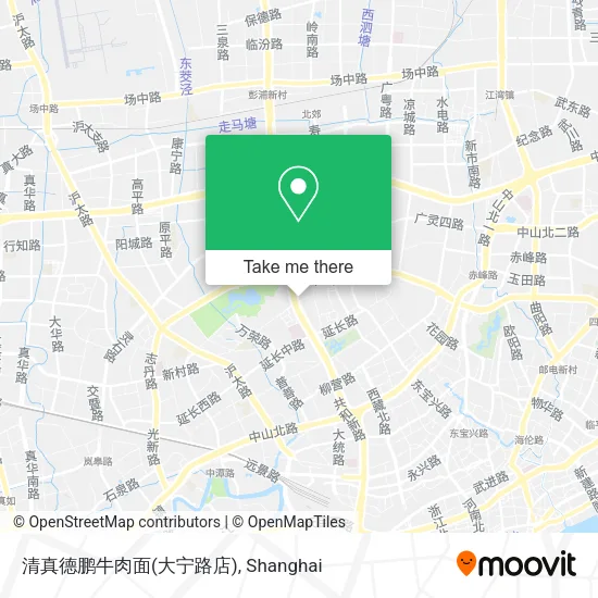 清真德鹏牛肉面(大宁路店) map