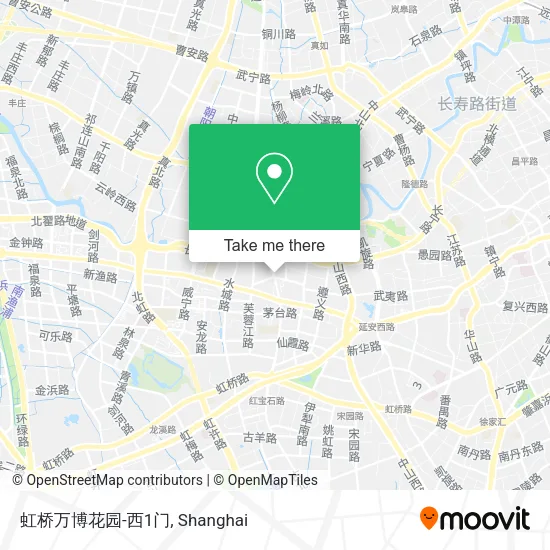 虹桥万博花园-西1门 map