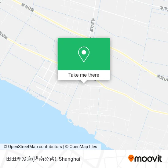 田田理发店(塔南公路) map