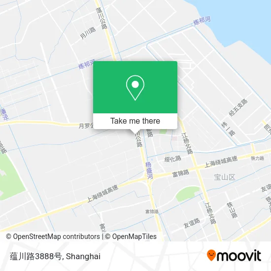 蕴川路3888号 map