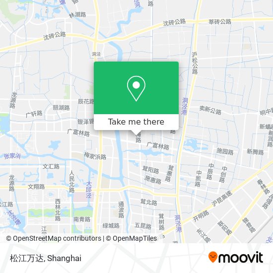 松江万达 map
