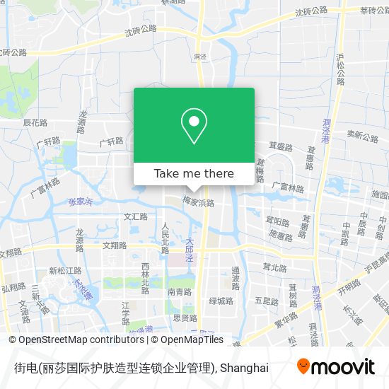 街电(丽莎国际护肤造型连锁企业管理) map