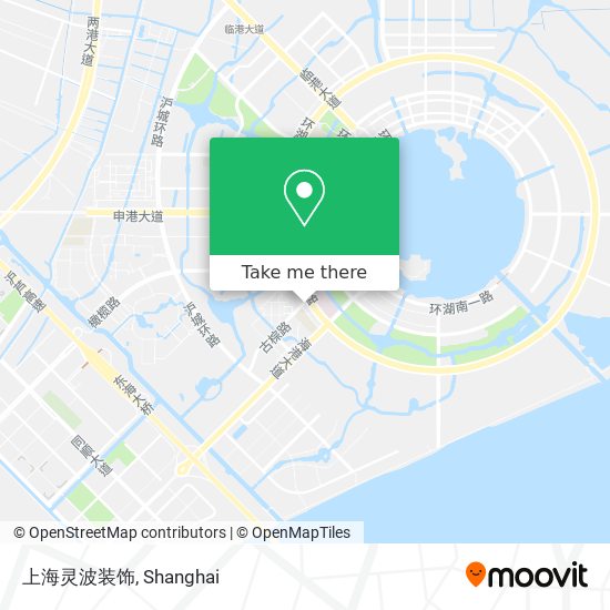 上海灵波装饰 map