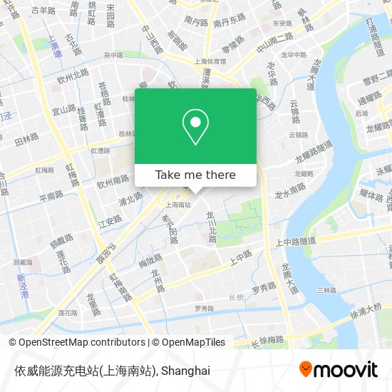 依威能源充电站(上海南站) map