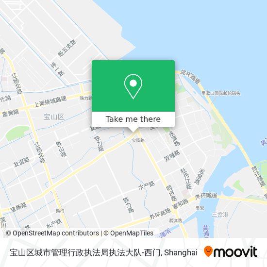 宝山区城市管理行政执法局执法大队-西门 map