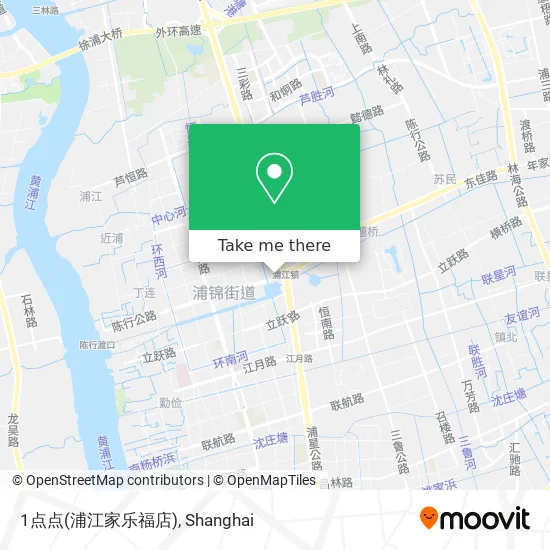 1点点(浦江家乐福店) map
