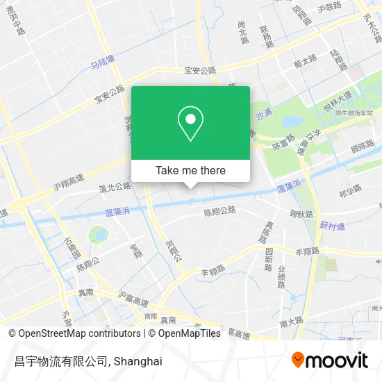 昌宇物流有限公司 map