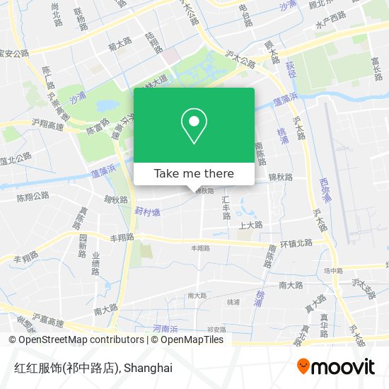 红红服饰(祁中路店) map