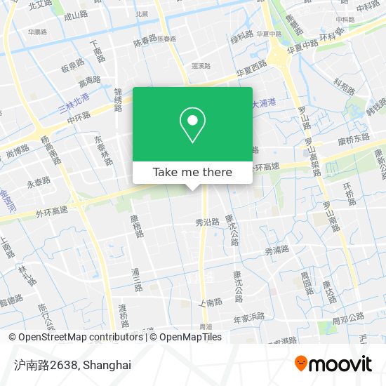 沪南路2638 map