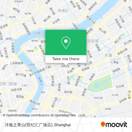 洋服之青山(世纪汇广场店) map