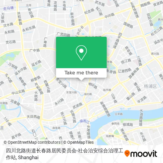 四川北路街道长春路居民委员会-社会治安综合治理工作站 map