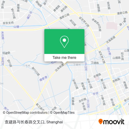 查建路与长春路交叉口 map