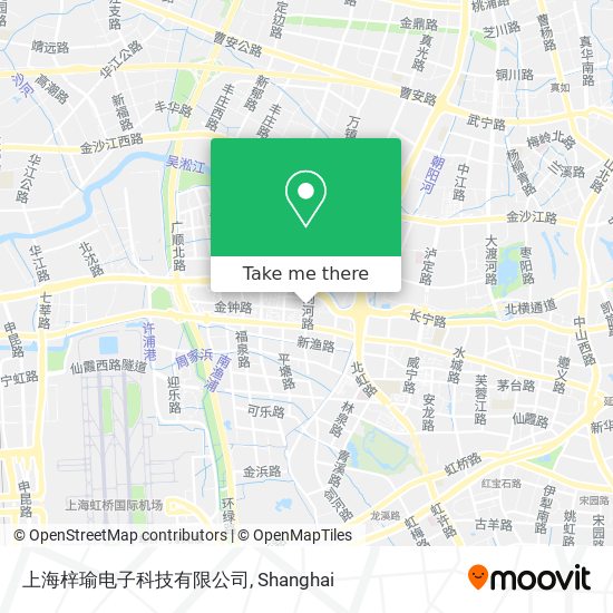 上海梓瑜电子科技有限公司 map