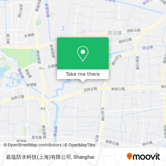 庭蕴防水科技(上海)有限公司 map