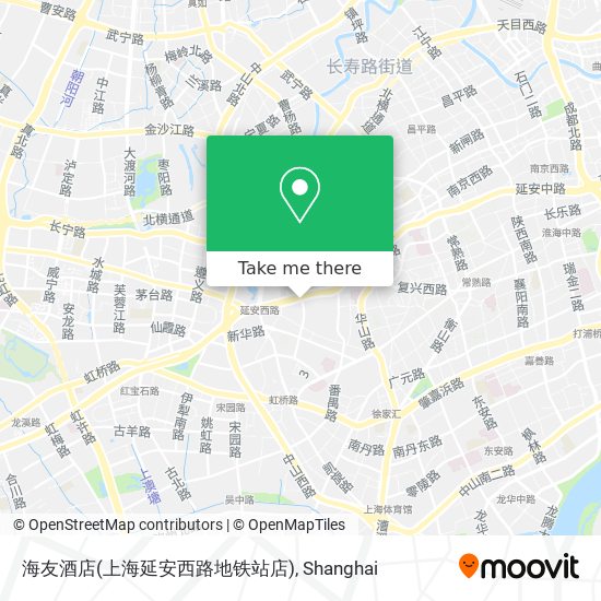 海友酒店(上海延安西路地铁站店) map