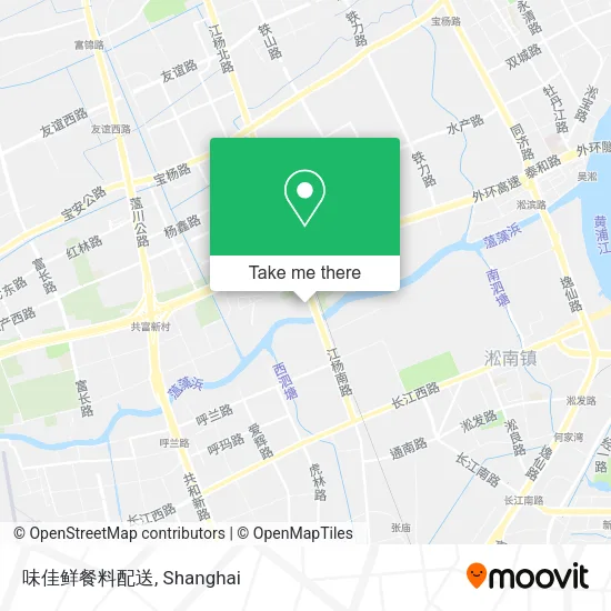 味佳鲜餐料配送 map