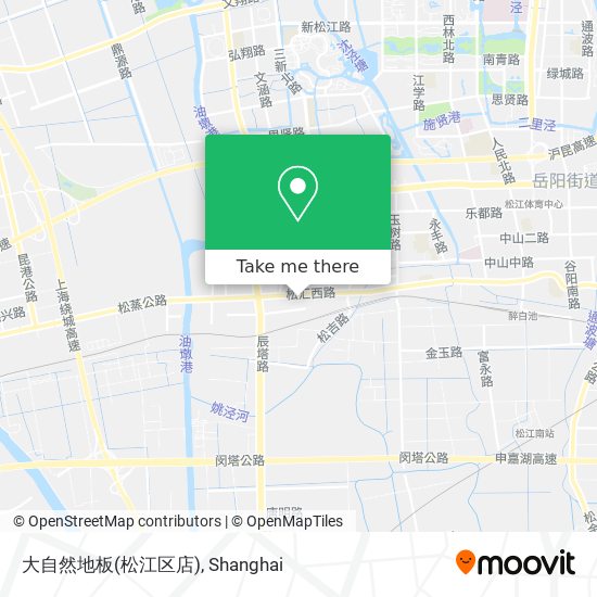 大自然地板(松江区店) map