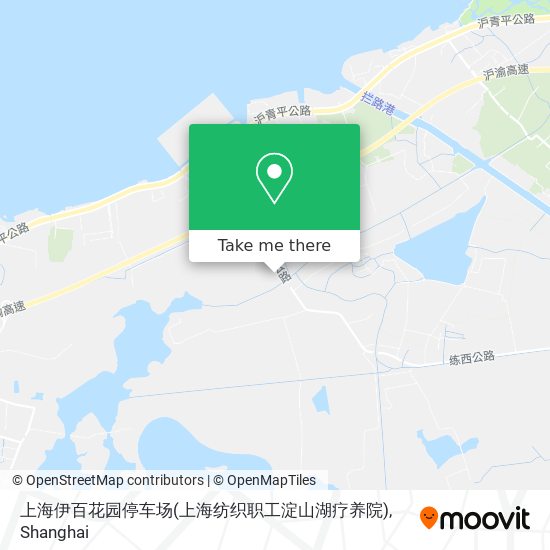 上海伊百花园停车场(上海纺织职工淀山湖疗养院) map