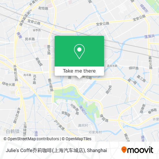 Julie's Coffe乔莉咖啡(上海汽车城店) map