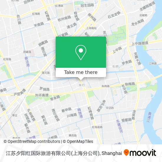 江苏夕阳红国际旅游有限公司(上海分公司) map
