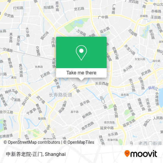 申新养老院-正门 map