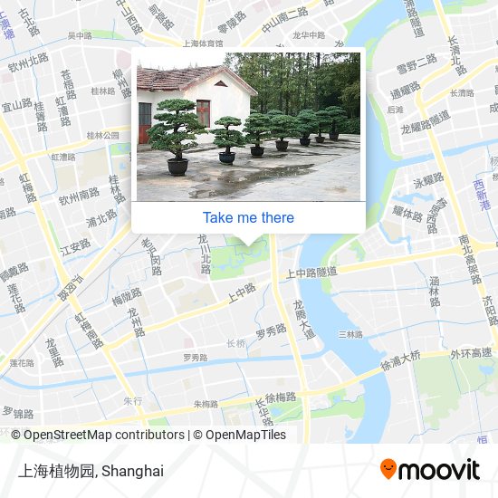 上海植物园 map