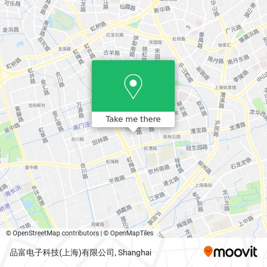 品富电子科技(上海)有限公司 map