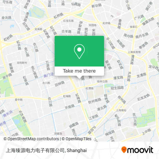 上海臻源电力电子有限公司 map