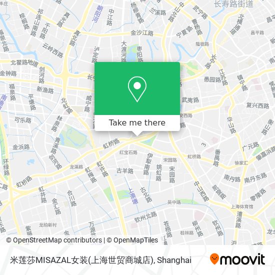 米莲莎MISAZAL女装(上海世贸商城店) map