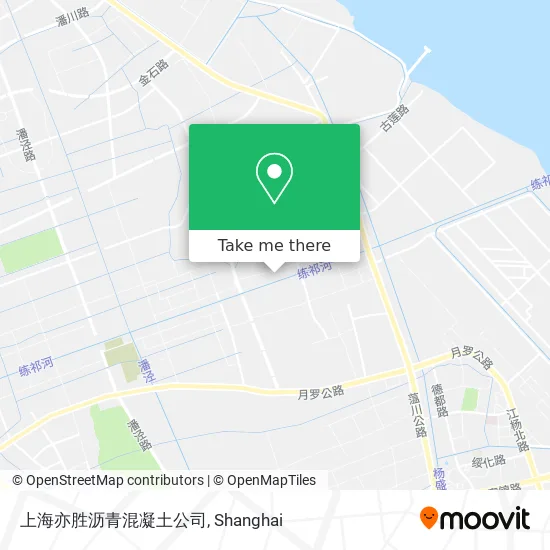 上海亦胜沥青混凝土公司 map