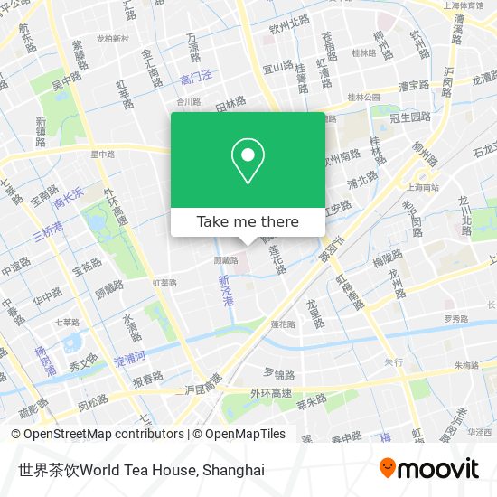 世界茶饮World Tea House map