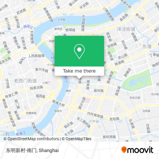 东明新村-南门 map