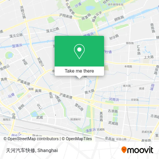 天河汽车快修 map